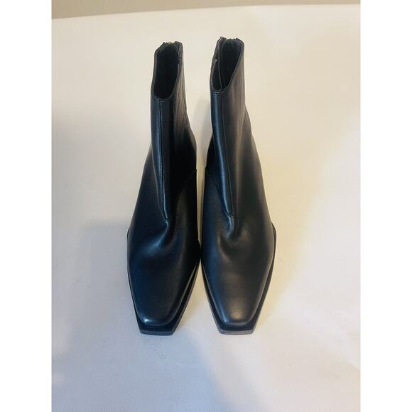 $399 - ALLSAINTS Lenora Leather Mod Bootie in Black Size 39 US 9 - Picture 3 of 6